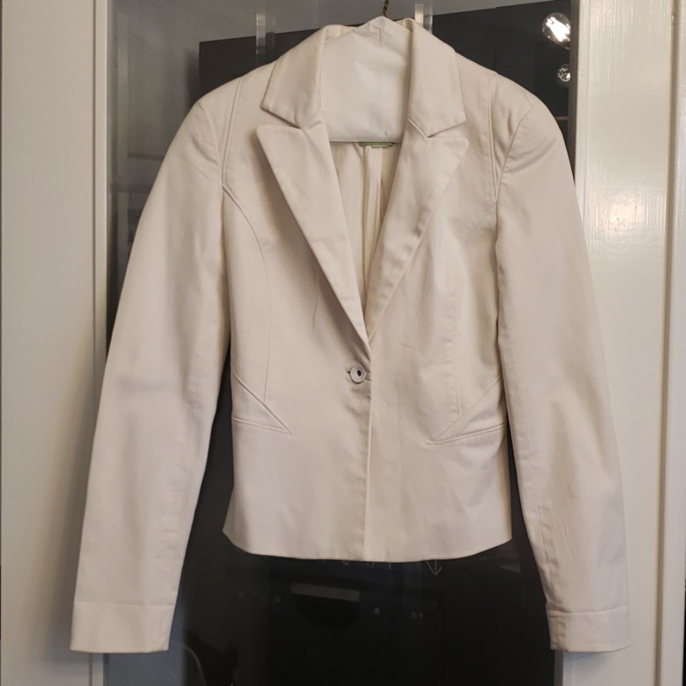Armani Exchange White Blazer XS